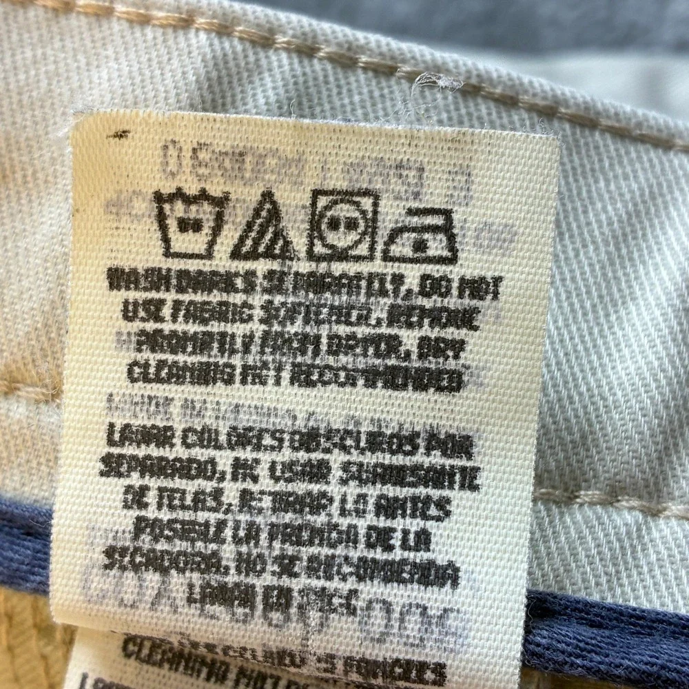 Wrangler Khakis Authentic Mens 33x30 Tan Beige 100% Cotton Straight Leg Pants